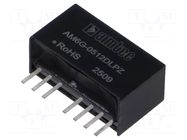 Converter: DC/DC; 6W; Uin: 4.5÷9VDC; Uout: 12VDC; Uout2: -12VDC; SIP8 AIMTEC