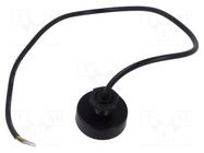 RFID reader; 10÷30V; Legic RF; 1-wire; Range: 30÷70mm; Ø36.2mm DREXIA