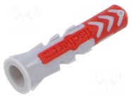 Plastic anchor; without screw; 5x25; DUOPOWER; 100pcs; 5mm FISCHER