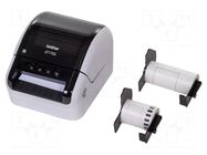 Label printer; Interface: USB 2.0; Resolution: 300dpi; 110mm/s BROTHER
