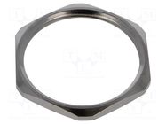 Nut; G2"; brass; Plating: nickel BM GROUP