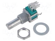 Potentiometer: shaft; single turn,vertical; 10kΩ; ±20%; 6mm ALPS