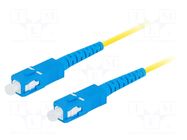 Fiber patch cord; SC/UPC,both sides; 2m; Optical fiber: 9/125um LANBERG
