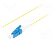 Optic fiber pigtail; LC/UPC; 2m; Optical fiber: 9/125um; LSZH LANBERG