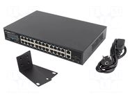 Switch Ethernet; IEC C14,RJ45 socket x26; Gigabit Ethernet LANBERG