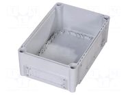 Enclosure: enclosure base; X: 190mm; Y: 280mm; Z: 100mm FIBOX