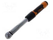 Wrench; torque; 342mm; 10÷50Nm; Mounting: 3/8" square; ZERO-RESET BETA