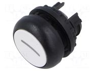 Switch: push-button; 22mm; Stabl.pos: 1; white; none; IP67; flat EATON ELECTRIC