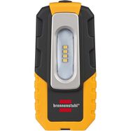 LED battery hand lamp HL DA 40 MH / robust battery work lamp with switch and integrated magnet 100 lm black