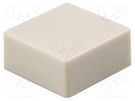 Button; push-in; 5.5mm; -25÷70°C; square; ivory; 12x12mm OMRON Electronic Components