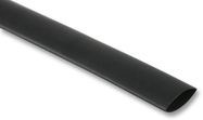 Adhesive Lined Heat Shrink Tubing, Semi Rigid, 3:1, 0.75 ", 19.1 mm, Black, 3.9 ft, 1.2 m