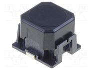 Switch: keypad; Pos: 2; SPST-NO; 0.05A/16VDC; black; SMT; 3N; square OMRON Electronic Components
