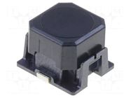 Switch: keypad; Pos: 2; SPST-NO; 0.05A/16VDC; black; SMT; 3N; square OMRON Electronic Components