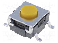 Microswitch TACT; SPST-NO; Pos: 2; 0.05A/24VDC; SMT; none; 2.26N OMRON Electronic Components