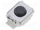 Microswitch TACT; SPST-NO; Pos: 2; 0.05A/24VDC; SMT; 1.5N; 2.5x3mm OMRON Electronic Components