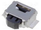Microswitch TACT; SPST-NO; Pos: 2; 0.05A/12VDC; SMT; 0.49N; 2.5x3mm OMRON Electronic Components