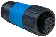 SOCKET, FREE, SOLDER, 6P+E WAY