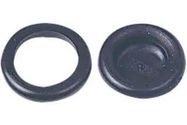 GROMMET, OPEN, PVC, 15.9MM OD, PK100