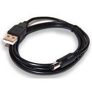 USB DC Power Cable with 2.1mm Barrel Plug