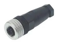 SENSOR CONNECTOR, M12, RCPT, 5POS, CABLE