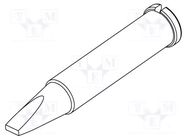 Tip; chisel; 2.4mm; for  soldering iron,for soldering station ERSA