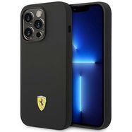 Ferrari FESSIHMP14XBK iPhone 14 Pro Max 6,7" czarny/black hardcase Silicone Metal Logo Magsafe, Ferrari