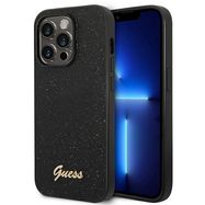 Guess GUHCP14LHGGSHK iPhone 14 Pro 6,1" czarny/black hard case Glitter Script, Guess