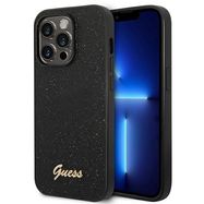 Guess GUHCP14XHGGSHK iPhone 14 Pro Max 6,7" czarny/black hard case Glitter Script, Guess