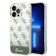 Guess GUHCP14XHG4MHA iPhone 14 Pro Max 6,7" khaki hardcase 4G Pattern Script, Guess