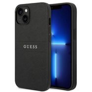 Guess Saffiano Strap Case for iPhone 14 Plus - Black, Guess