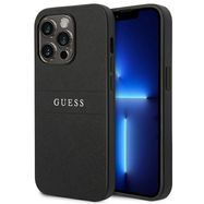 Guess Saffiano Strap Case for iPhone 14 Pro - Black, Guess