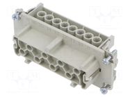 Connector: HDC; contact insert; female; EPIC H-BE; PIN: 16; 16A LAPP