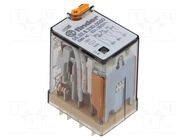 Relay: electromagnetic; 3PDT; 230VAC; Icontacts max: 10A; socket FINDER