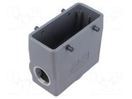 Enclosure for connectors: HDC; size H-B 16; for cable; high; M25 LAPP