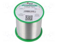 Tin; lead free; Sn99Ag0,3Cu0,7; 500um; 500g; reel; 216÷227°C; 3% CYNEL