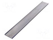 Profile; aluminium; L: 1000mm; X: 132.5mm; Z: 15mm FISCHER ELEKTRONIK