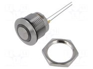 Switch: vandal resistant; Pos: 2; SPST; 0.1A/48VDC; IP67; OFF-(ON) DECA SwitchLab Inc.