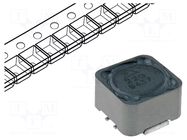Inductor: ferrite; SMD; 1000uH; 0.55A; 1.68Ω; ±20%; 12.8x12.8x8mm EPCOS