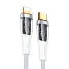 Joyroom fast charging cable with smart switch USB-C - Lightning 20W 1.2m white (S-CL020A3), Joyroom