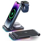 Joyroom 3in1 induction charger for Apple devices - iPhone, Apple Watch, Airpods (up to 15W) stand stand black (JR-WQN01), Joyroom