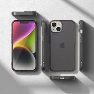 Ringke Fusion Matte case iPhone 14 Plus cover with a gel frame gray, Ringke