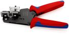 KNIPEX 12 12 10 Precision Insulation Stripper with adapted blades with multi-component grips burnished 195 mm
