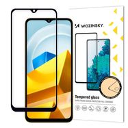 Wozinsky Full Glue Tempered Glass Xiaomi Poco M5 Full Screen Cover Black (case friendly), Wozinsky