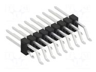Connector: pin strips; pin header; male; PIN: 18; 3A; 250V; SMT; 2x9 FISCHER ELEKTRONIK