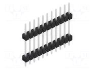 Connector: pin strips; pin header; male; PIN: 11; 3A; 250V; THT; 1x11 FISCHER ELEKTRONIK