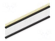 Connector: pin strips; pin header; male; PIN: 36; 3A; 250V; THT; 1x36 FISCHER ELEKTRONIK