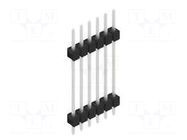 Connector: pin strips; pin header; male; PIN: 6; 3A; 250V; THT; 1x6 FISCHER ELEKTRONIK