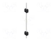Connector: pin strips; pin header; male; PIN: 1; 3A; 250V; THT; 1x1 FISCHER ELEKTRONIK