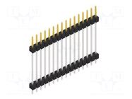Connector: pin strips; pin header; male; PIN: 16; 3A; 250V; THT; 1x16 FISCHER ELEKTRONIK
