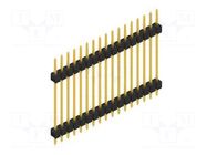 Connector: pin strips; pin header; male; PIN: 17; 3A; 250V; THT; 1x17 FISCHER ELEKTRONIK